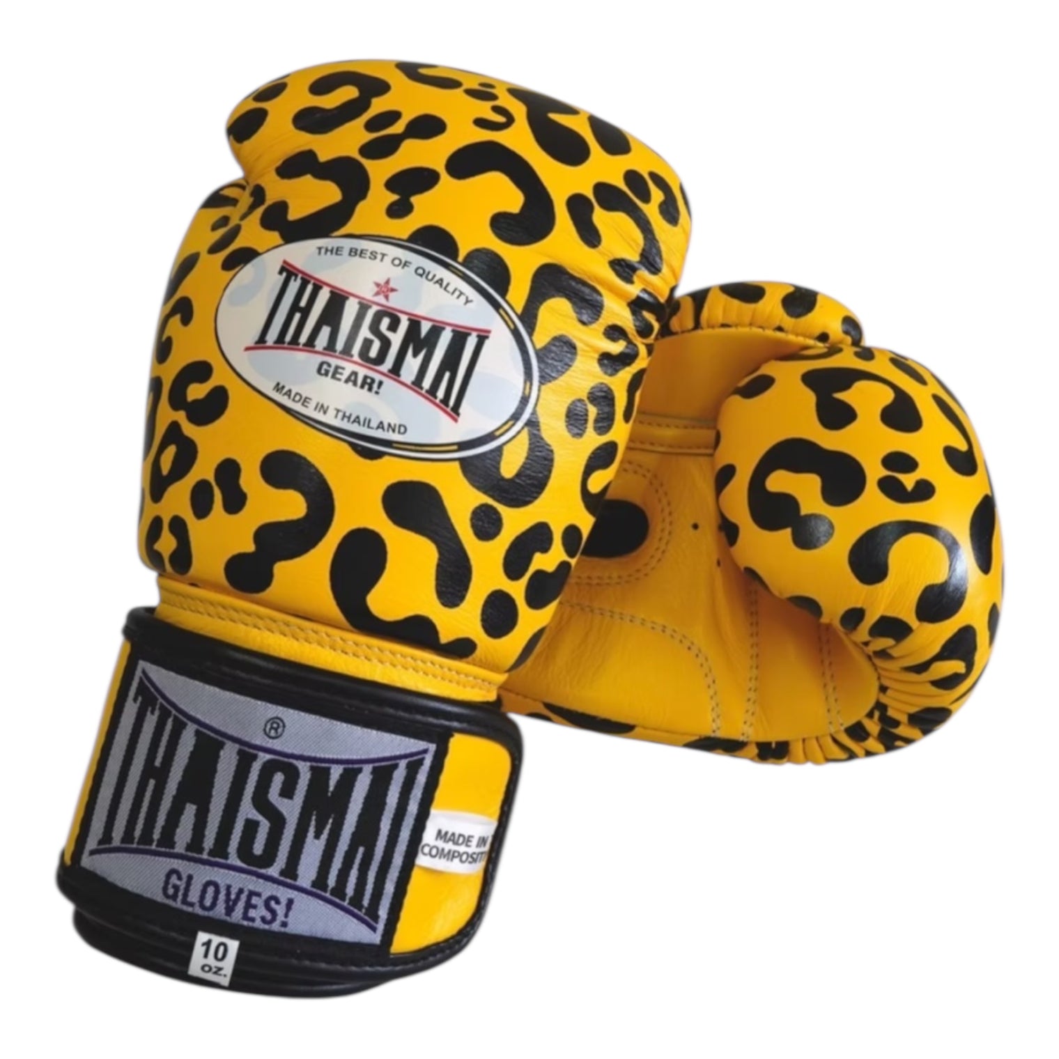 ThaiSmai Leopard Print Boxing Gloves