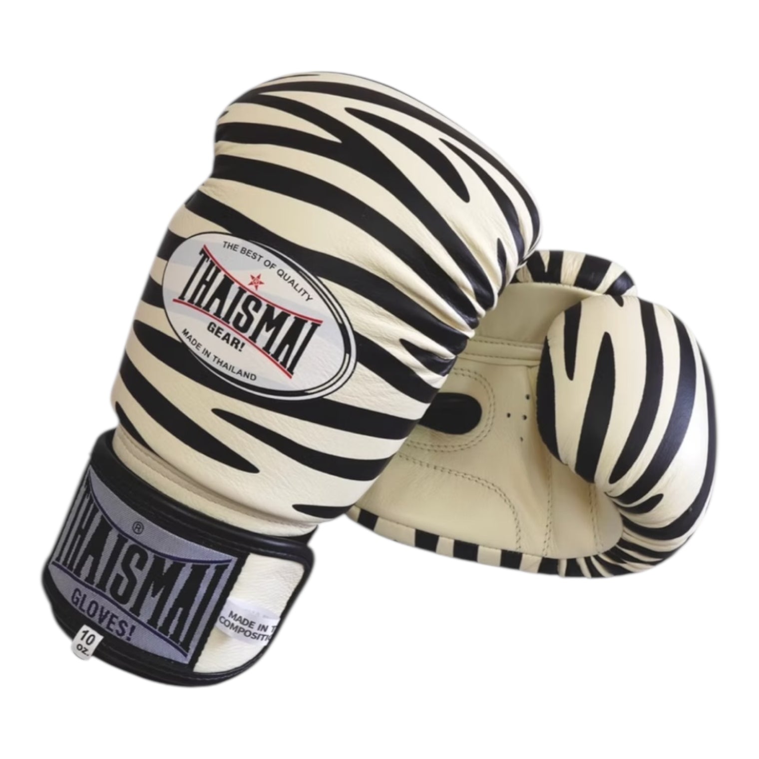 ThaiSmai Zebra Print Boxing Gloves