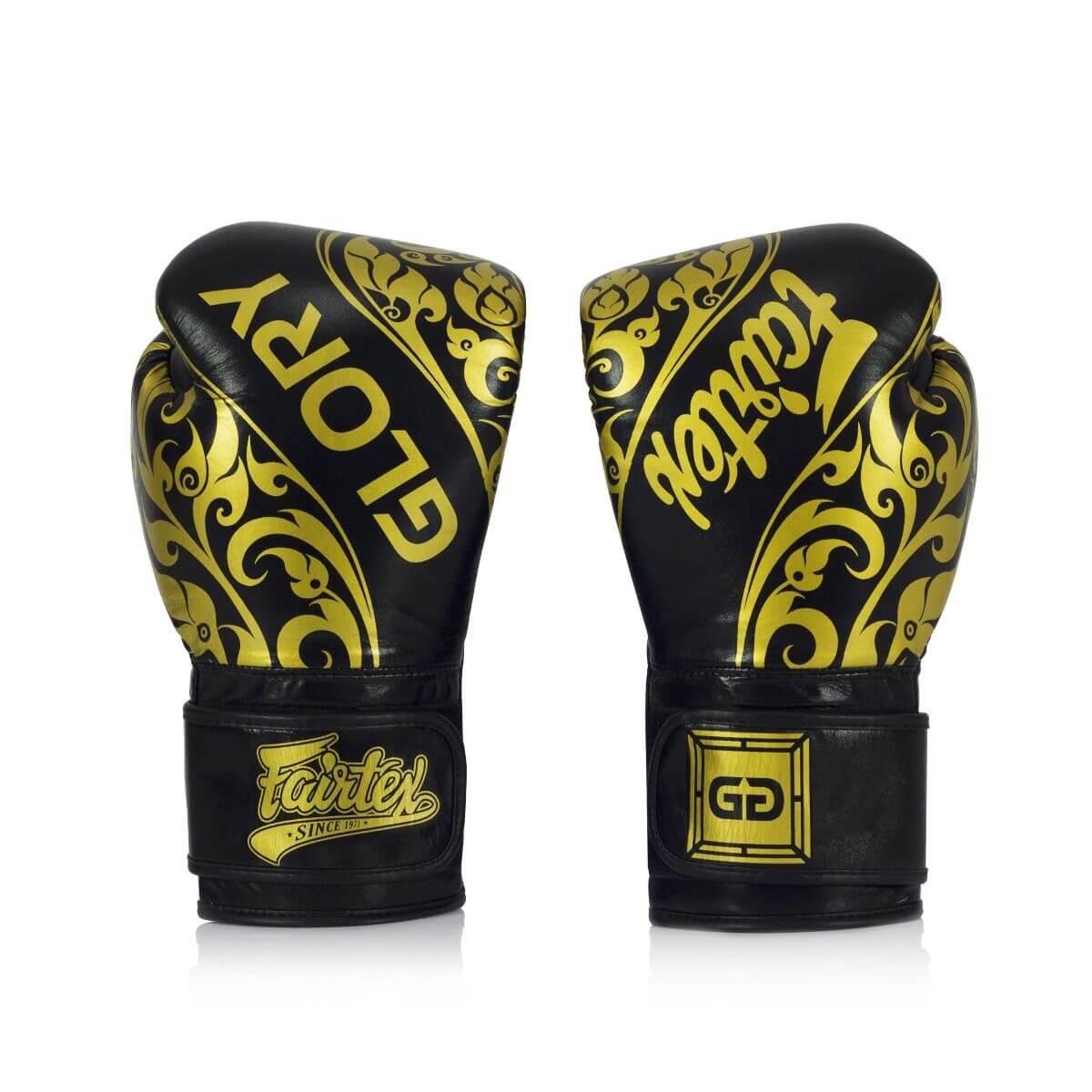 Fairtex Glory Boxing Gloves BGV2 (BLK) - Fighters Boutique