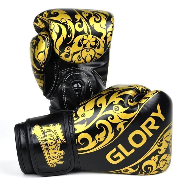 Fairtex Glory Boxing Gloves BGV2 (BLK) - Fighters Boutique