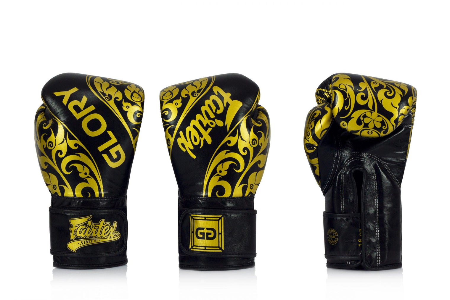 Fairtex Glory Boxing Gloves BGV2 (BLK) - Fighters Boutique