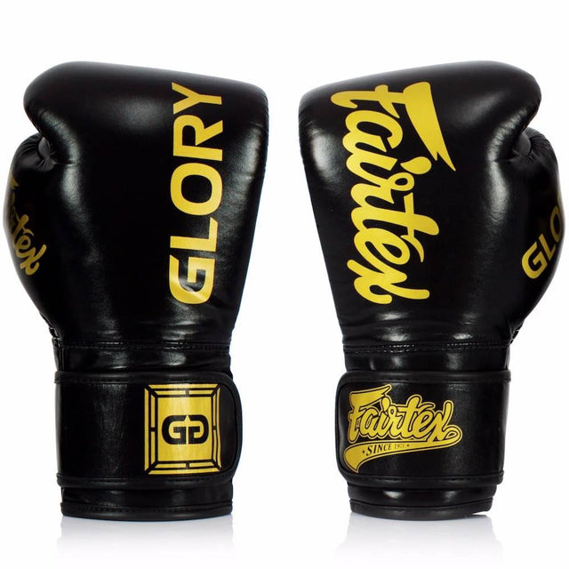 Fairtex Glory Boxing Gloves (BLK) - Fighters Boutique