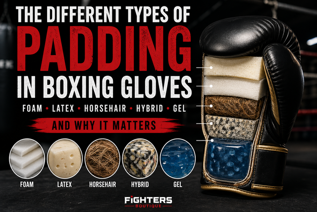 The Different Types of Padding in Boxing Gloves (And Why It Matters)