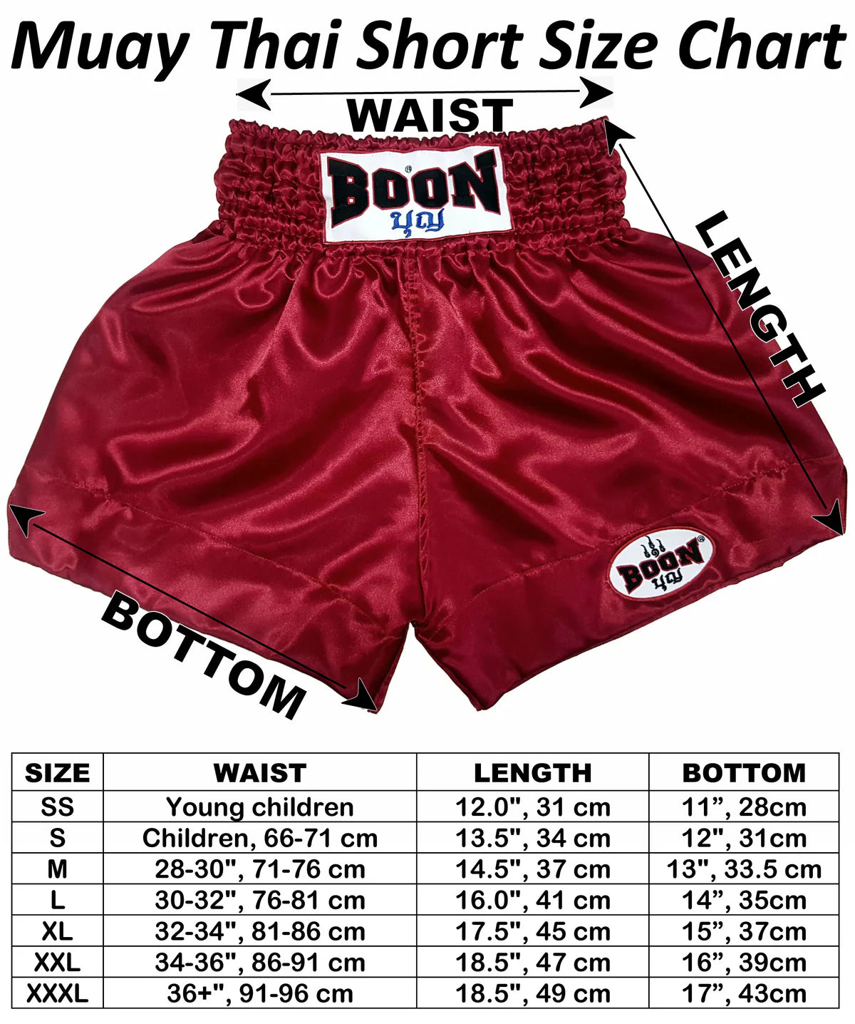 Boon Black Stars Muay Thai Shorts