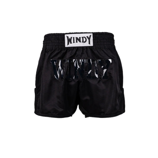 Windy Thai Short Retro Triple Black Holo