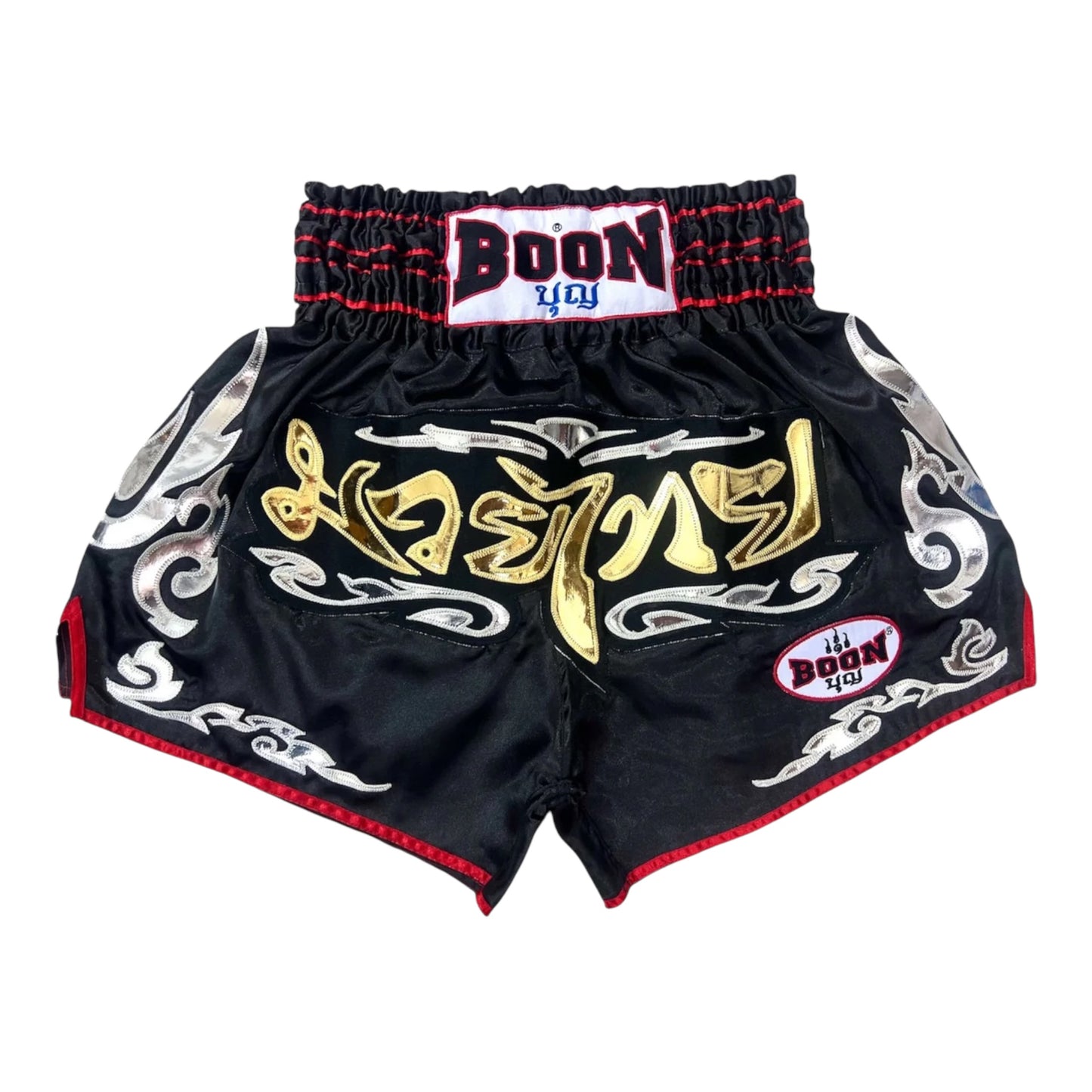 Boon Silver Flames Muay Thai Shorts