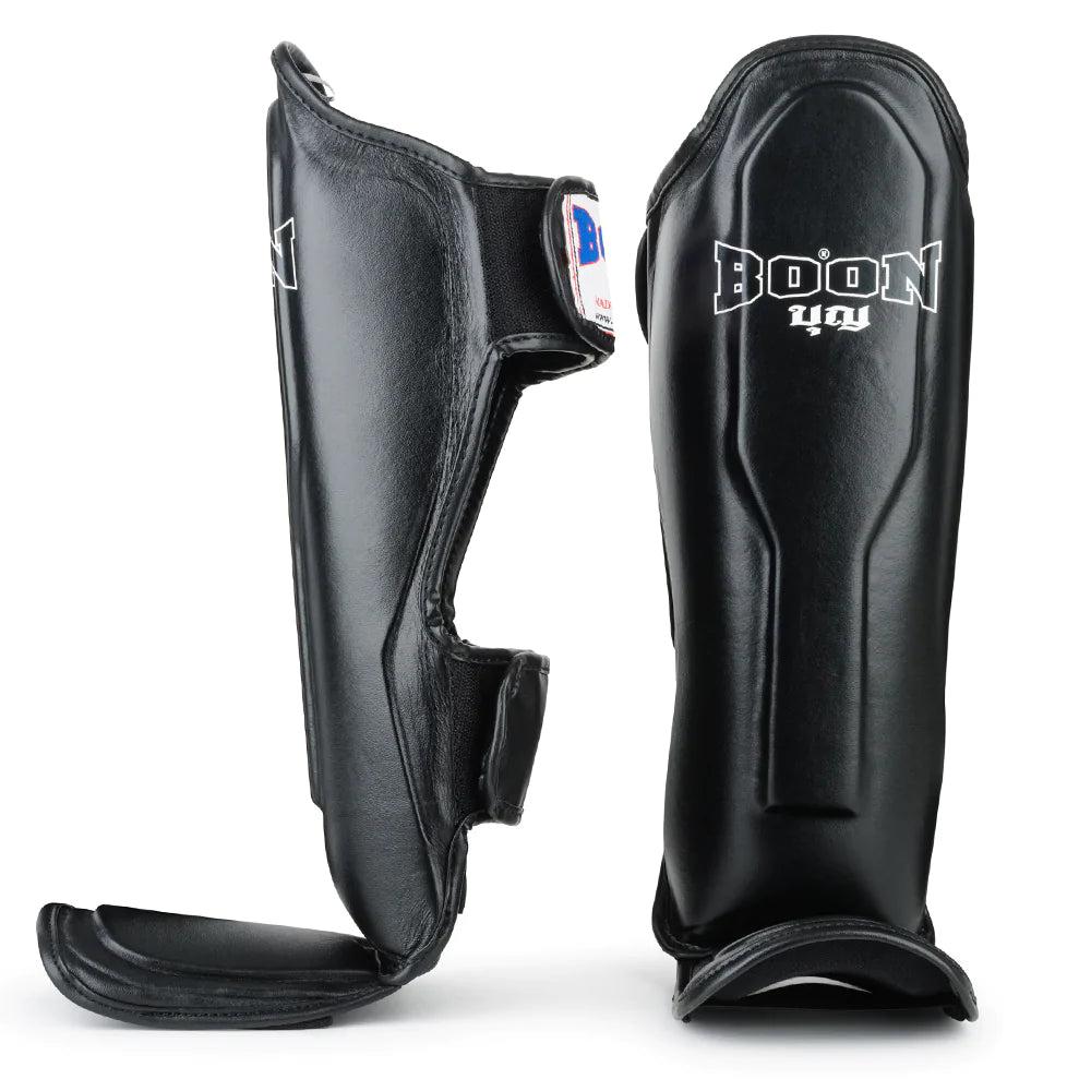 Boon Shin Guard (Black) - Fighters Boutique 